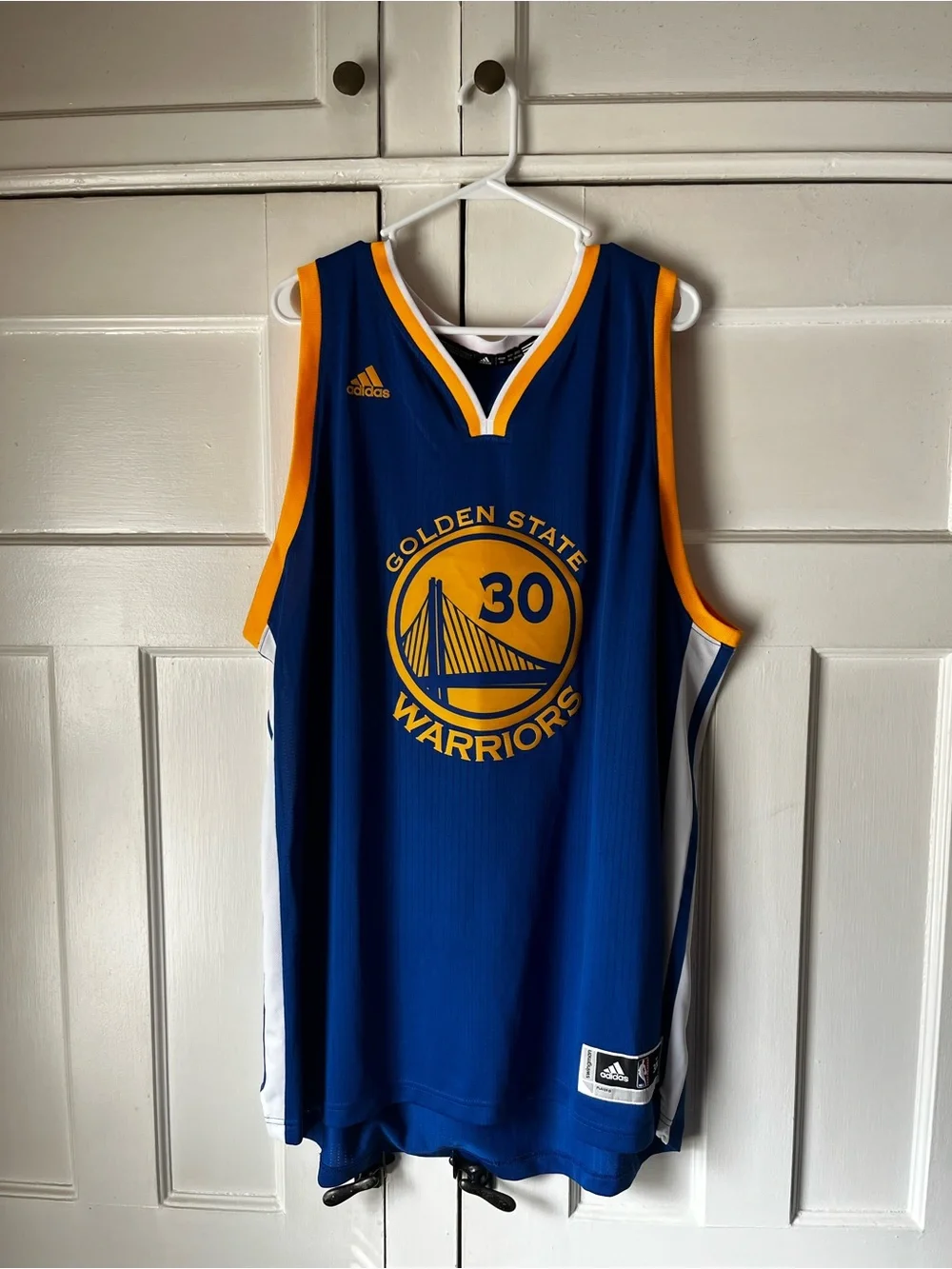 Adidas - Stephen Curry - Golden State Warriors Blue & Gold Jersey - Size 3XL